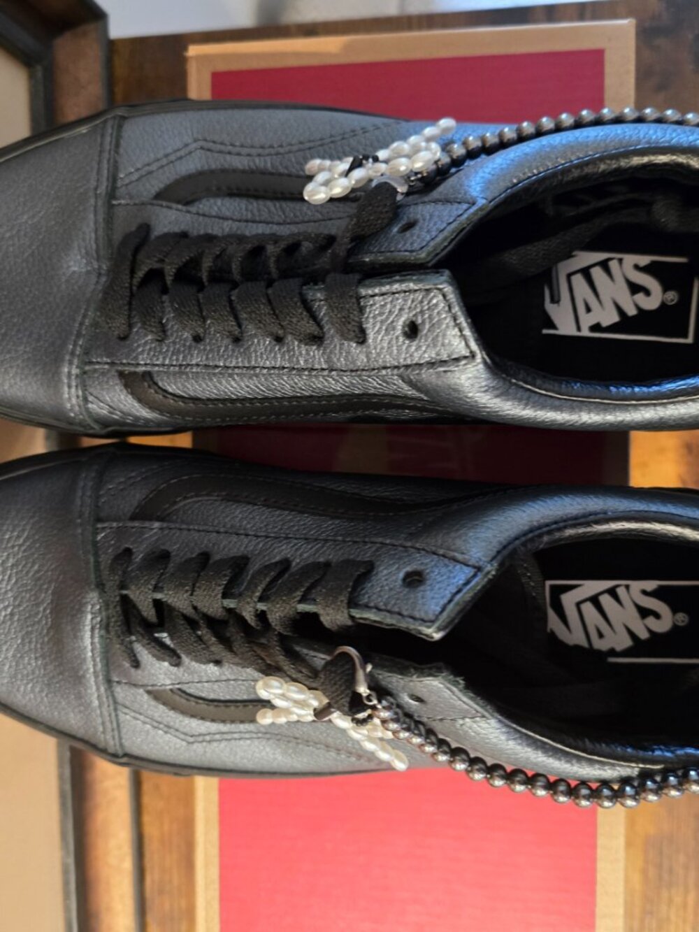 Vans Old Skool Metallic Blackout Pearlized 2026 VN000D6W1OJ Mens 10 Shoes NEW - Picture 10 of 16